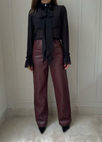 Emma Vegan Leather Pants