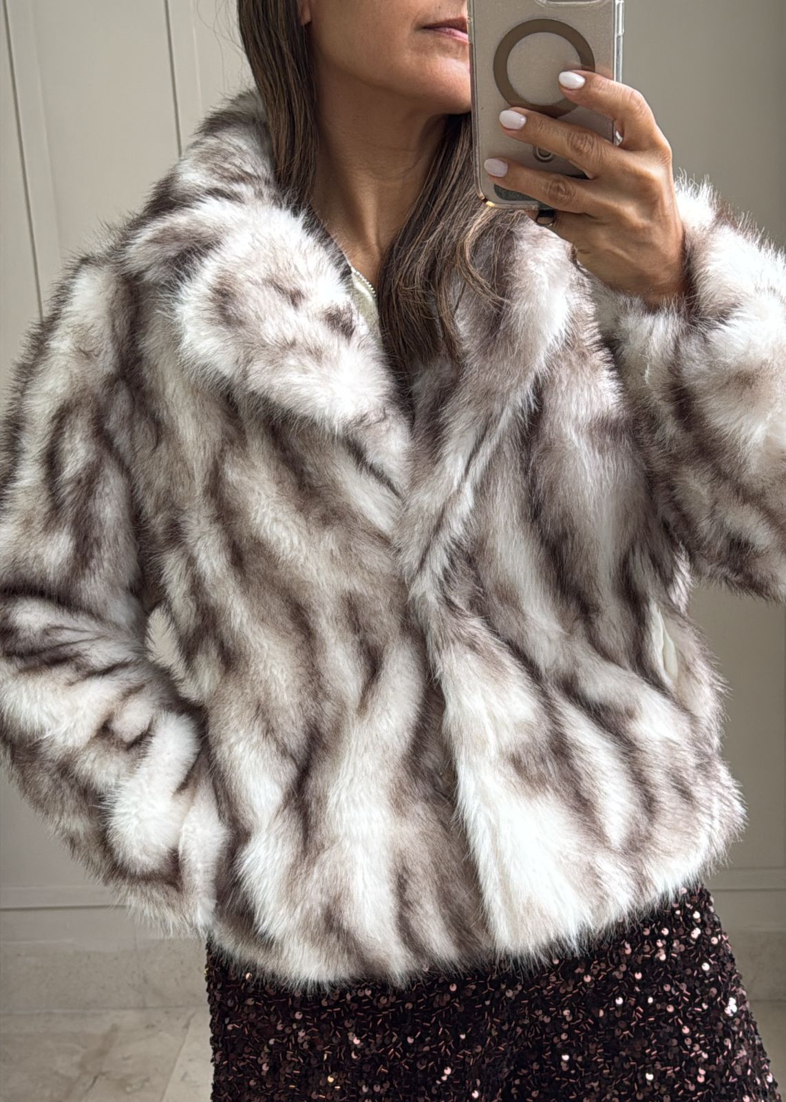Silvina Faux Fur Coat