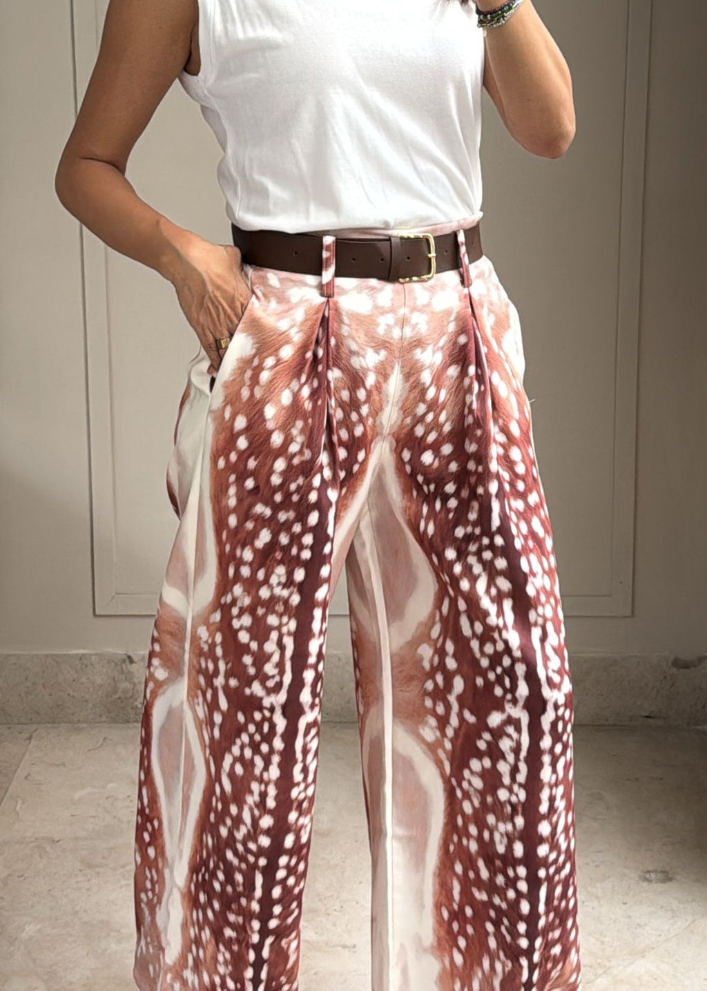Bambi Print Trousers