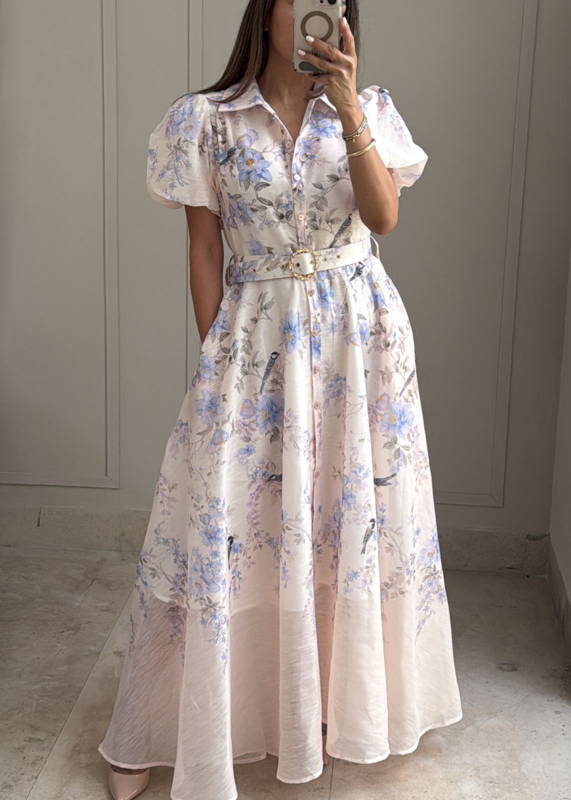 Hydrangea Muse Dress