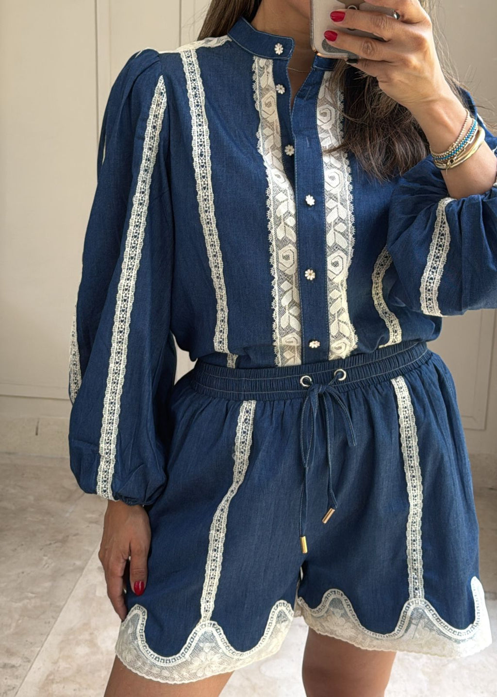 Santorini Lace Set