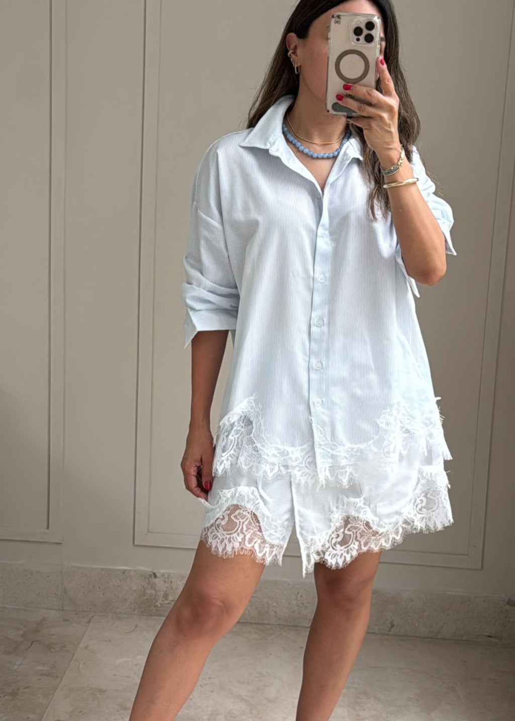 Blue Breeze Skirt Set