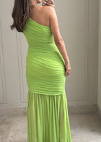 Lime Goddess Dress