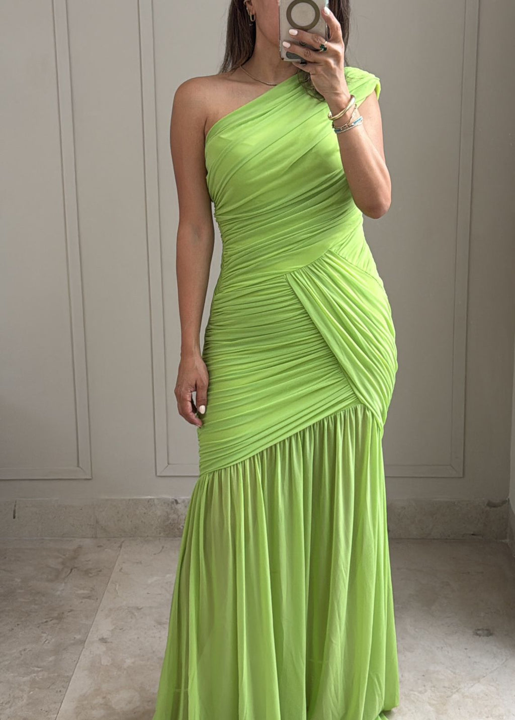 Lime Goddess Dress