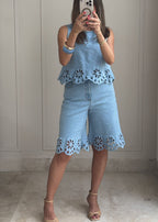 Denim Bloom Set