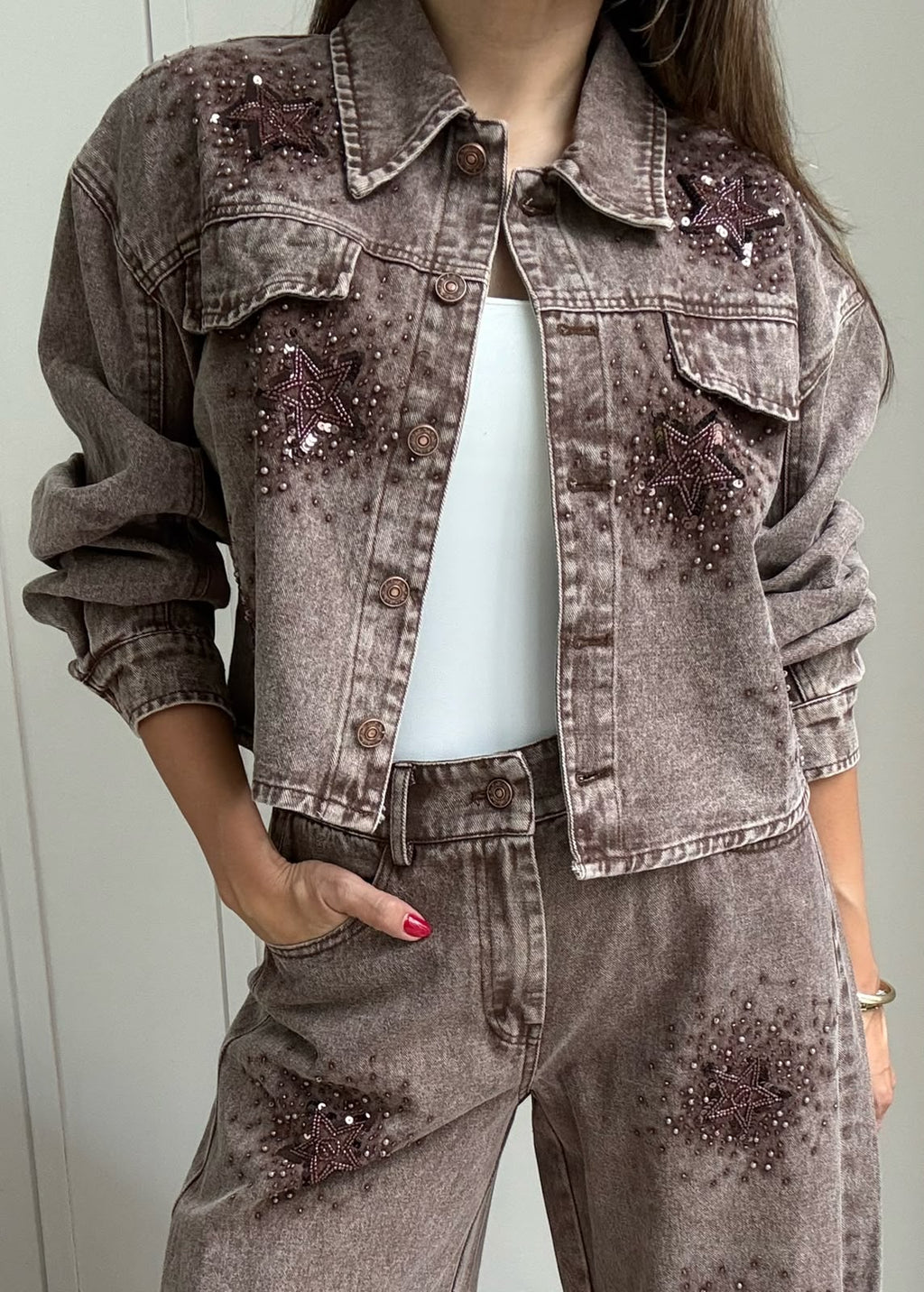 Cassandra Denim Set