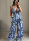 Blue Porcelain Jumpsuit