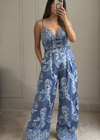 Blue Porcelain Jumpsuit
