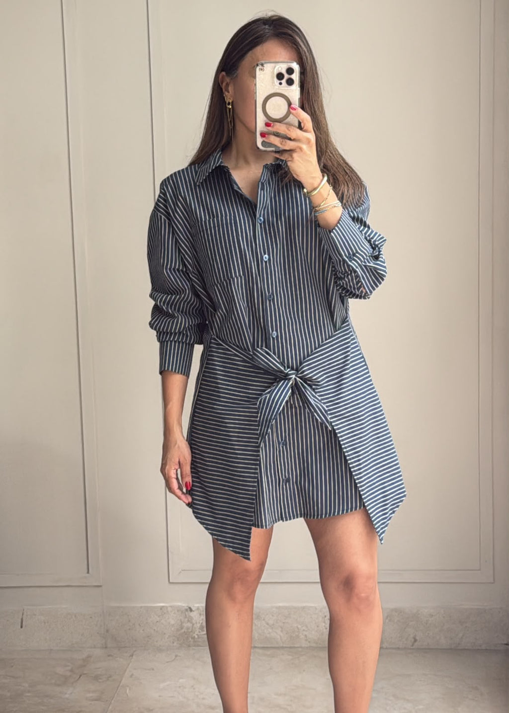 Noir Navy Dress