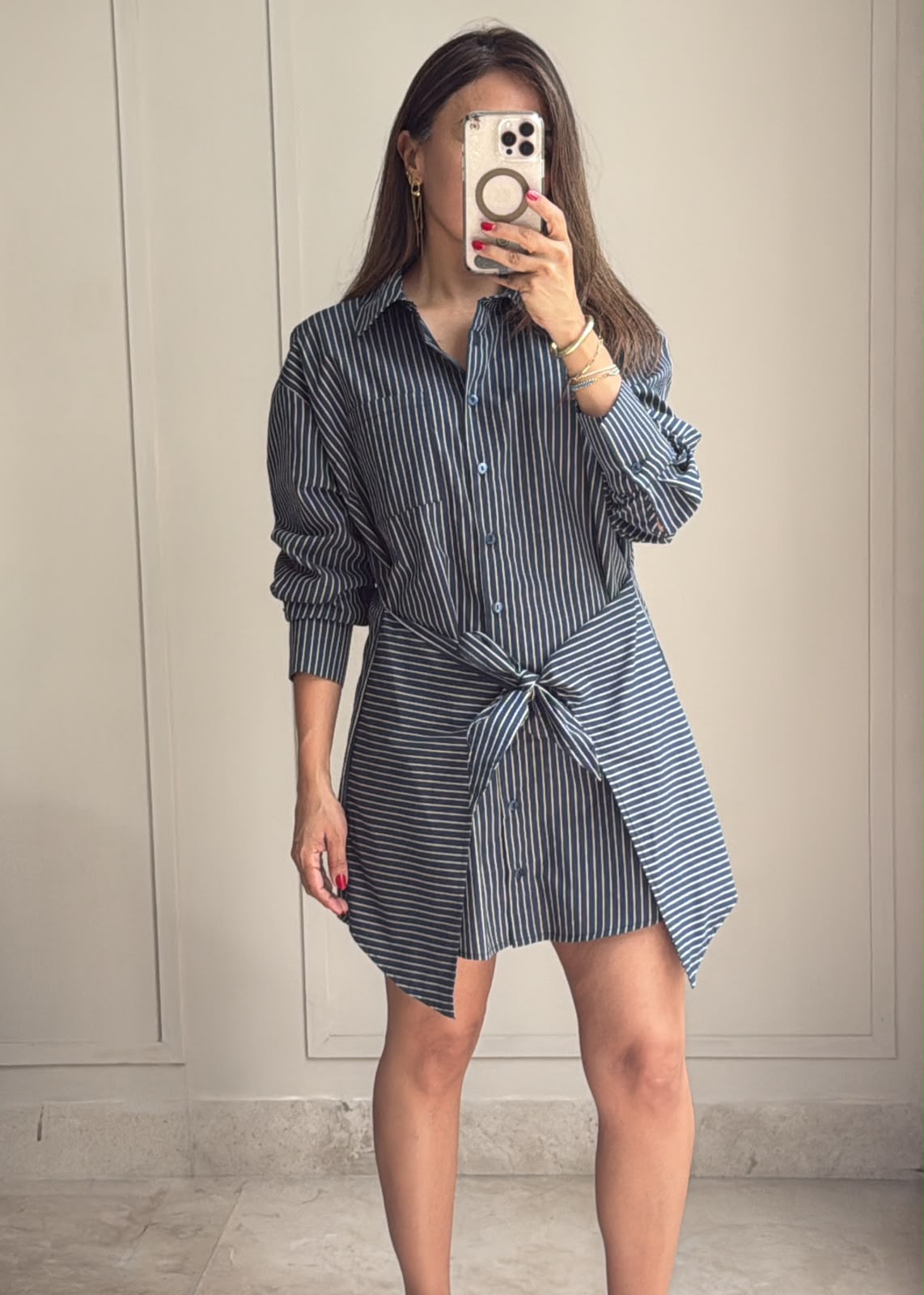 Noir Navy Dress