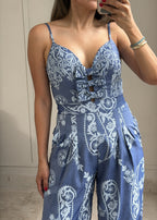 Blue Porcelain Jumpsuit