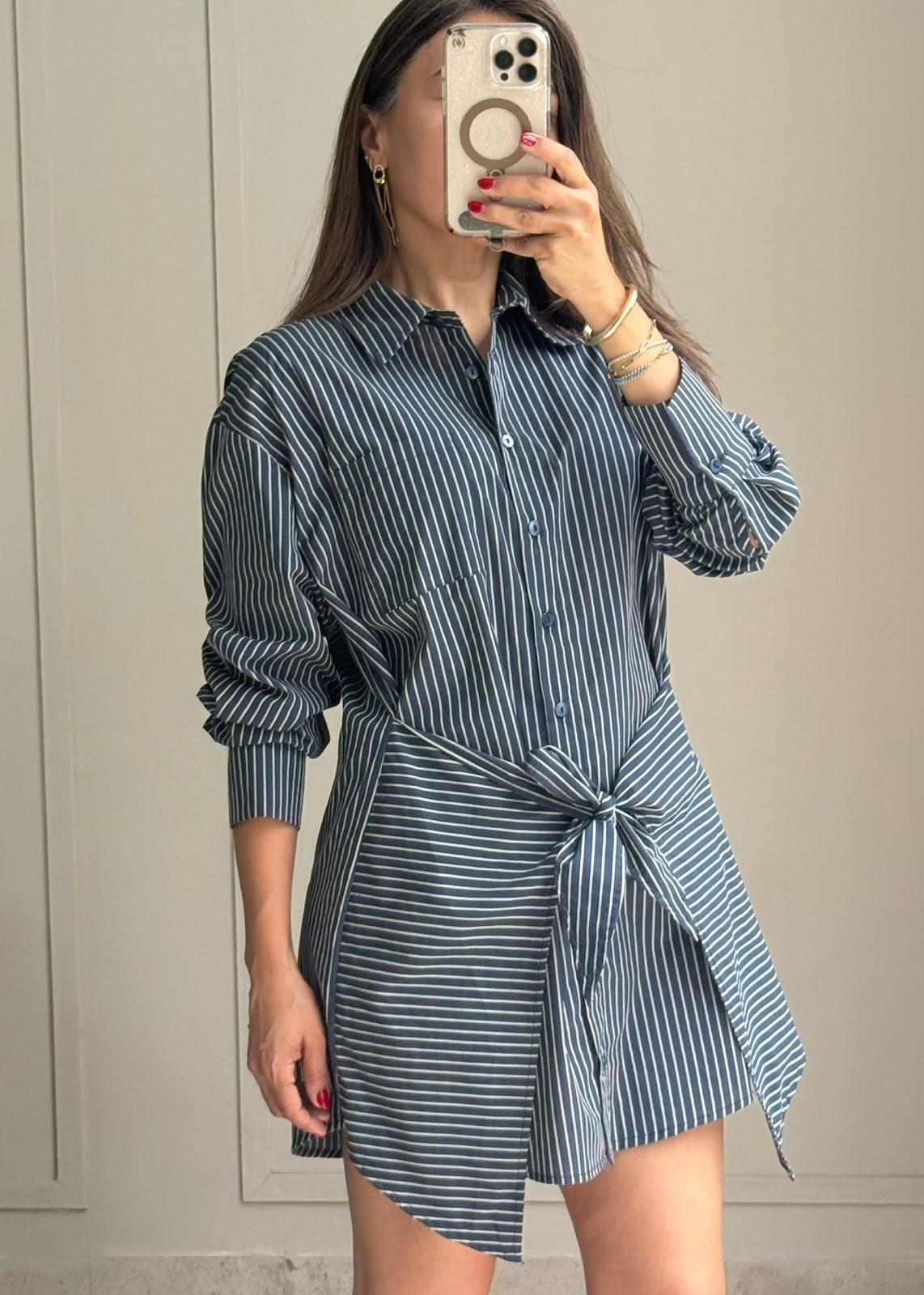 Noir Navy Dress