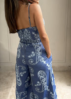 Blue Porcelain Jumpsuit