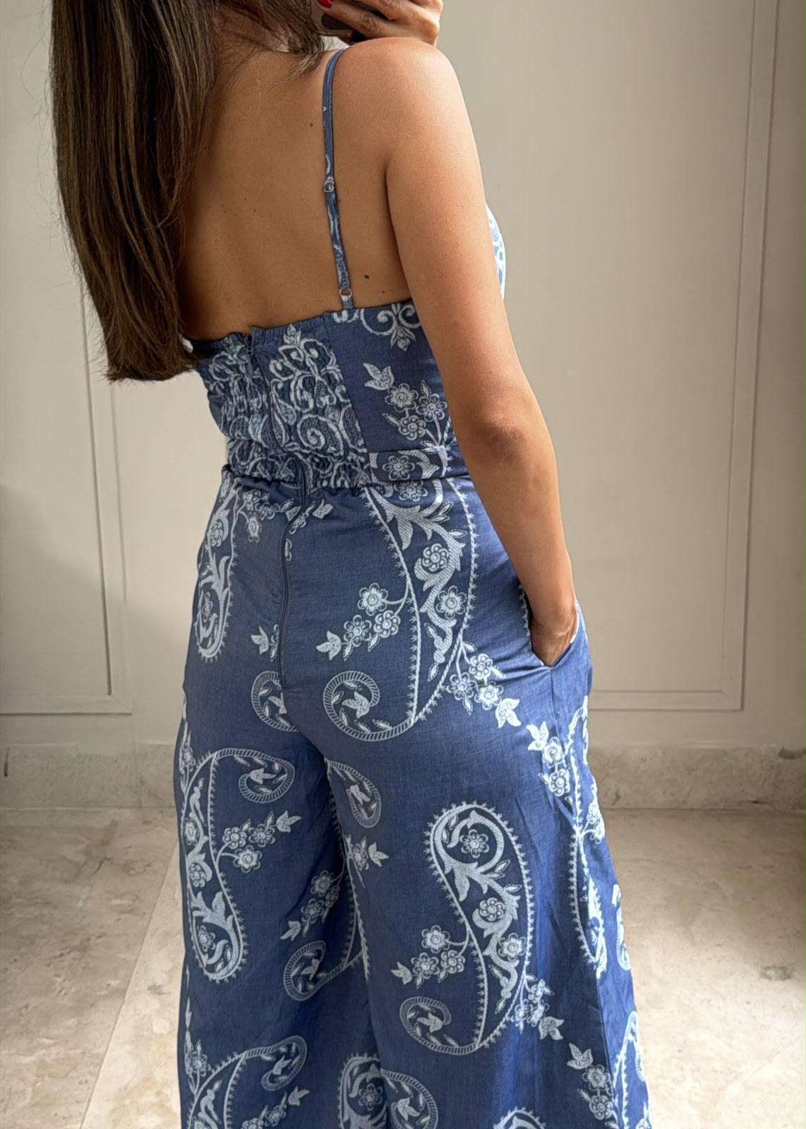 Blue Porcelain Jumpsuit