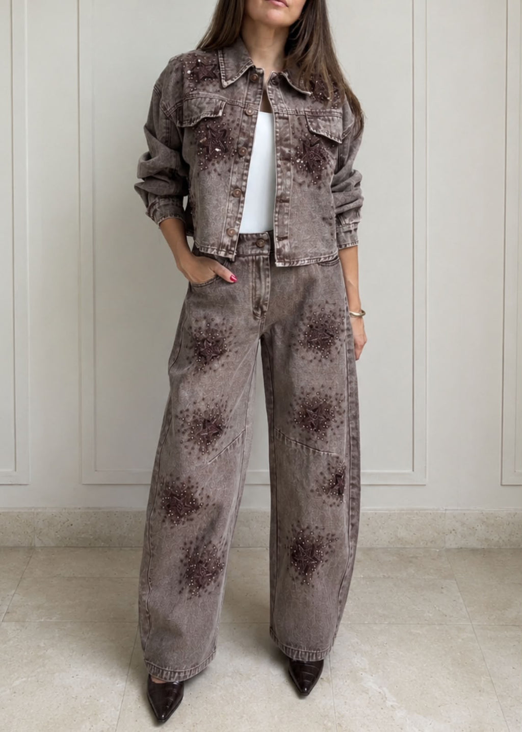 Cassandra Denim Set