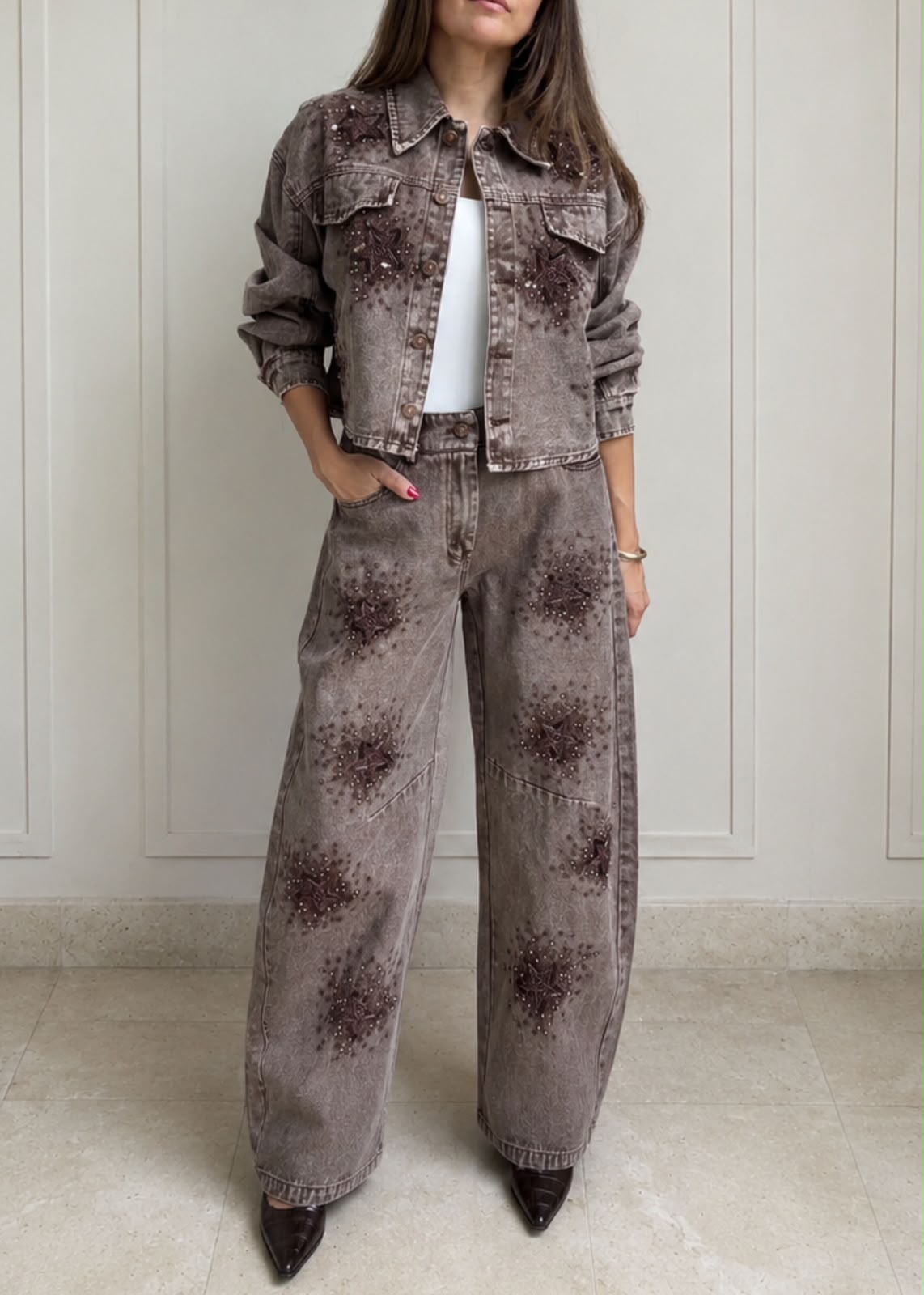 Cassandra Denim Set