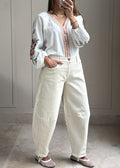 Donatella Barrel Jeans