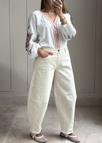 Donatella Barrel Jeans