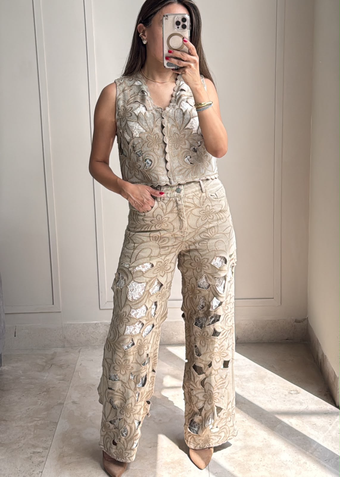 Johana Denim Set