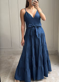 Demetria Denim Dress
