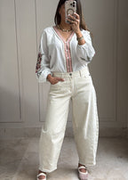Donatella Barrel Jeans