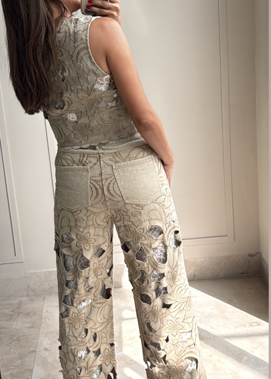 Johana Denim Set