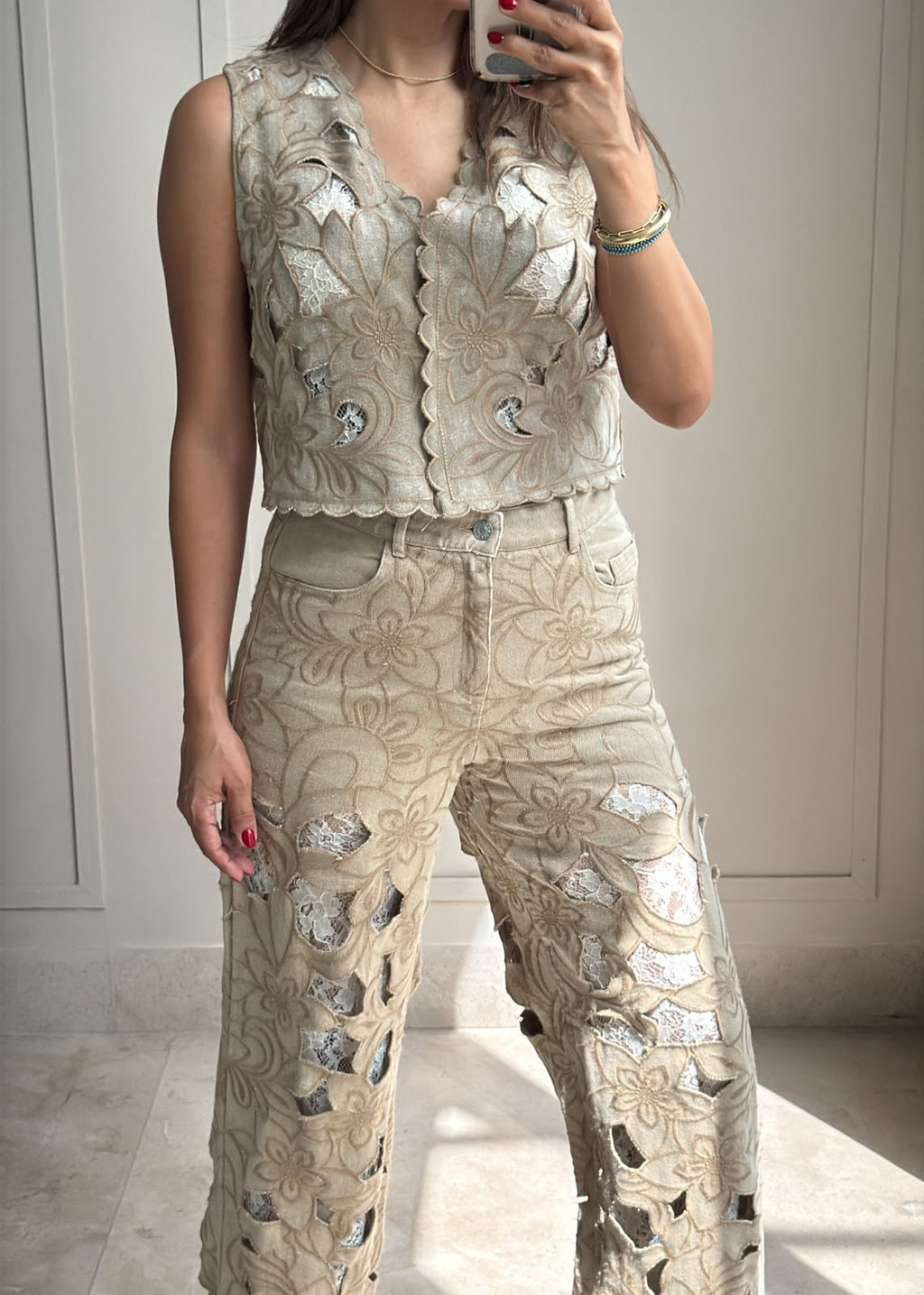 Johana Denim Set