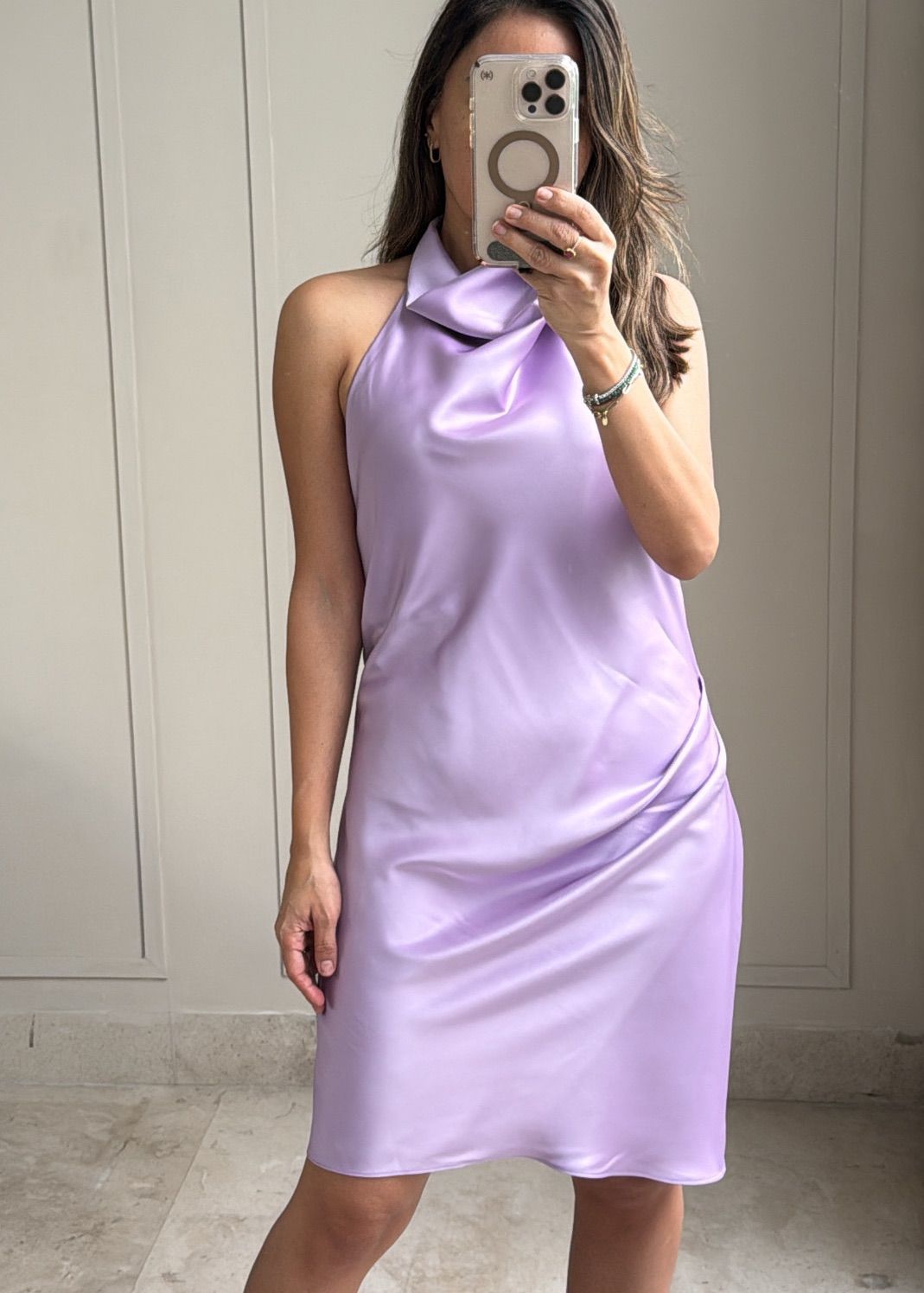 Julie Satin Dress