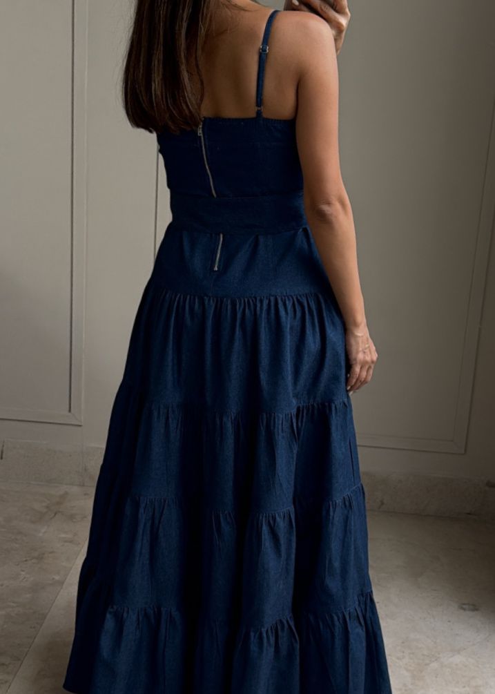 Demetria Denim Dress