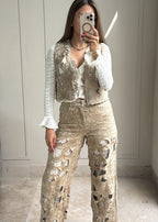 Johana Denim Set