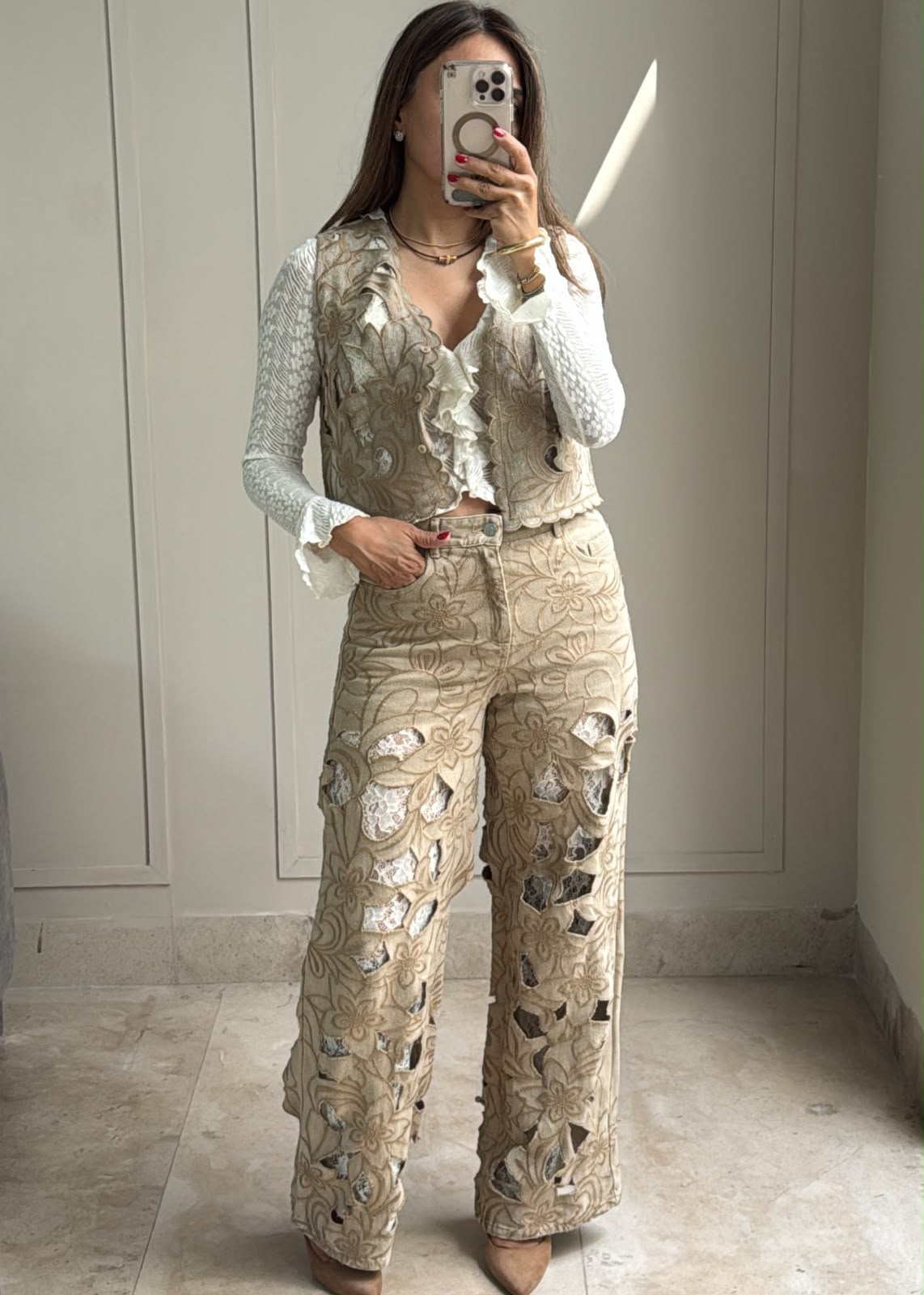 Johana Denim Set