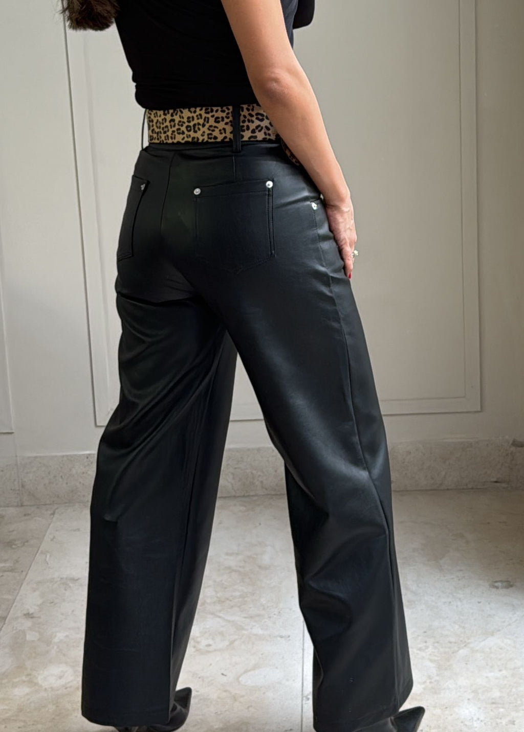 Karime Leather Pants