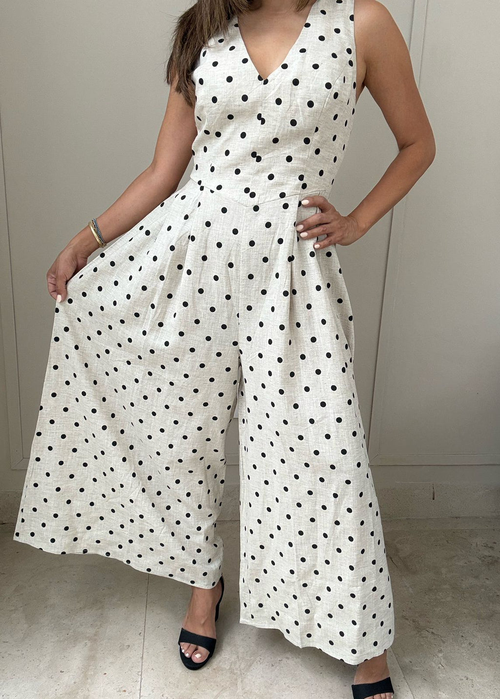 Elena Polka Jumpsuit