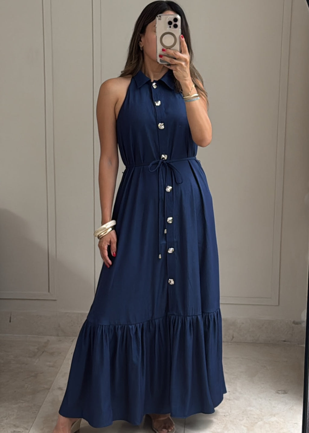Navy Breeze Dress