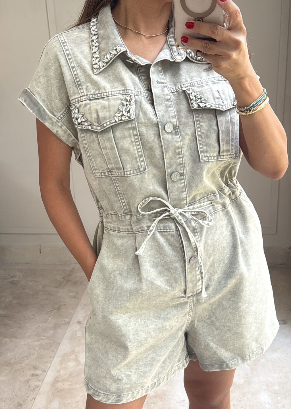 Crystal Desert Romper