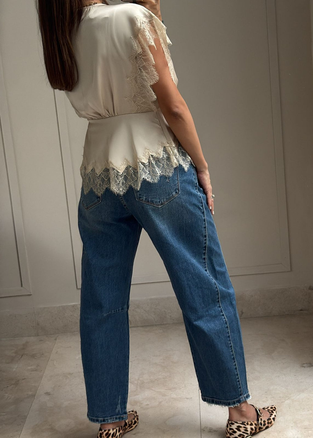 Fanny Barrel Leg Jeans