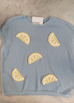 Lemon Breeze Knit Top