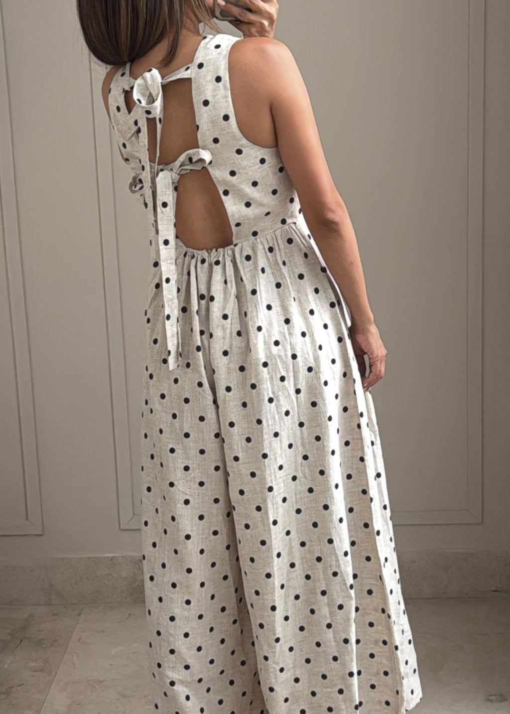 Elena Polka Jumpsuit