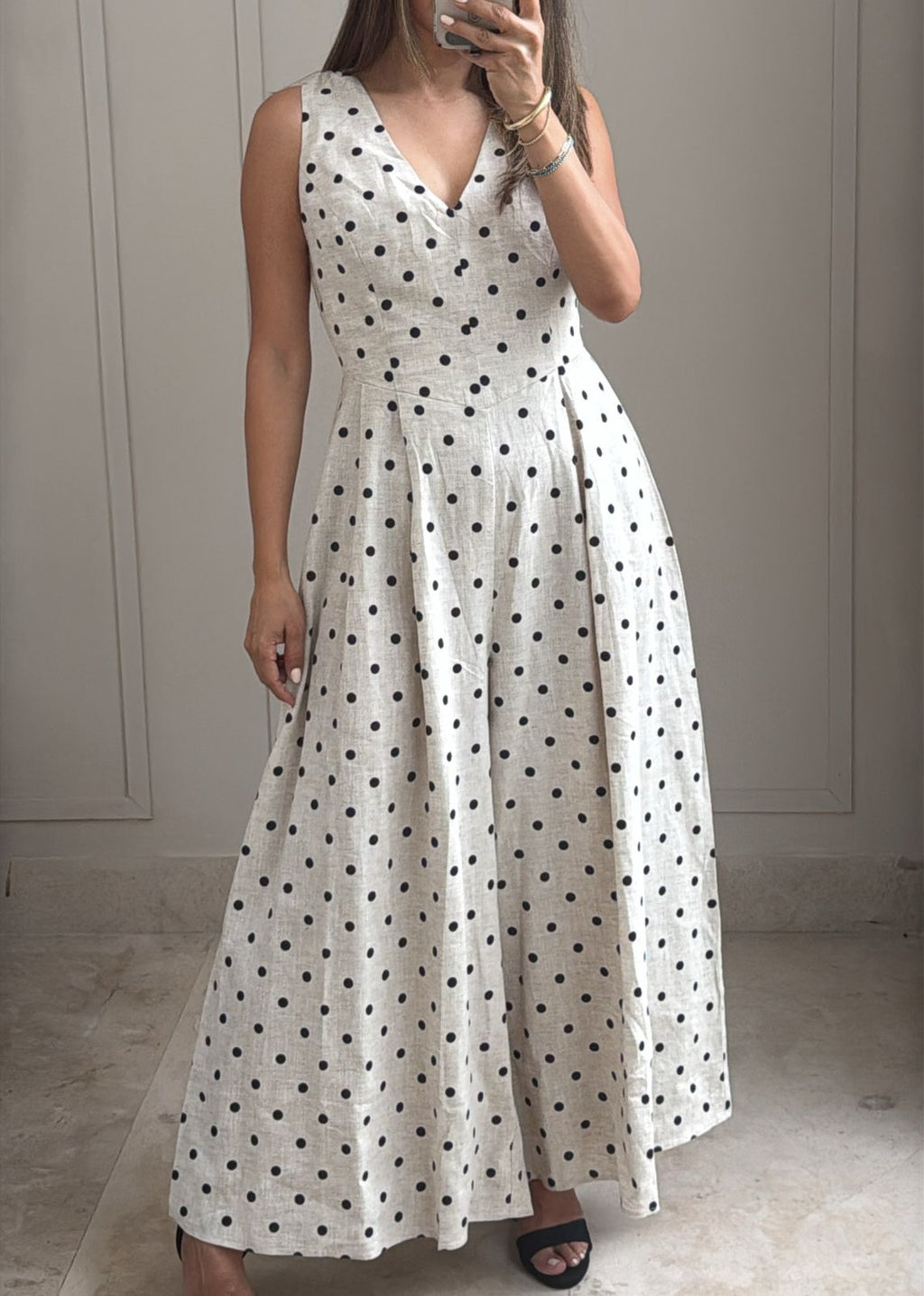 Elena Polka Jumpsuit