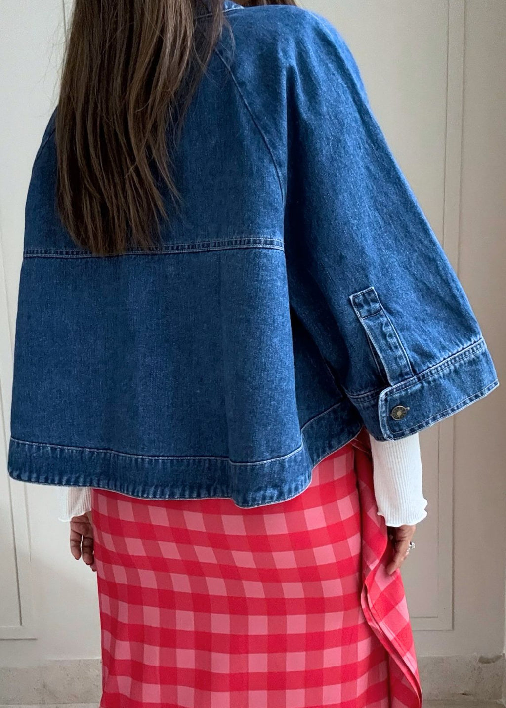 Denim Cape
