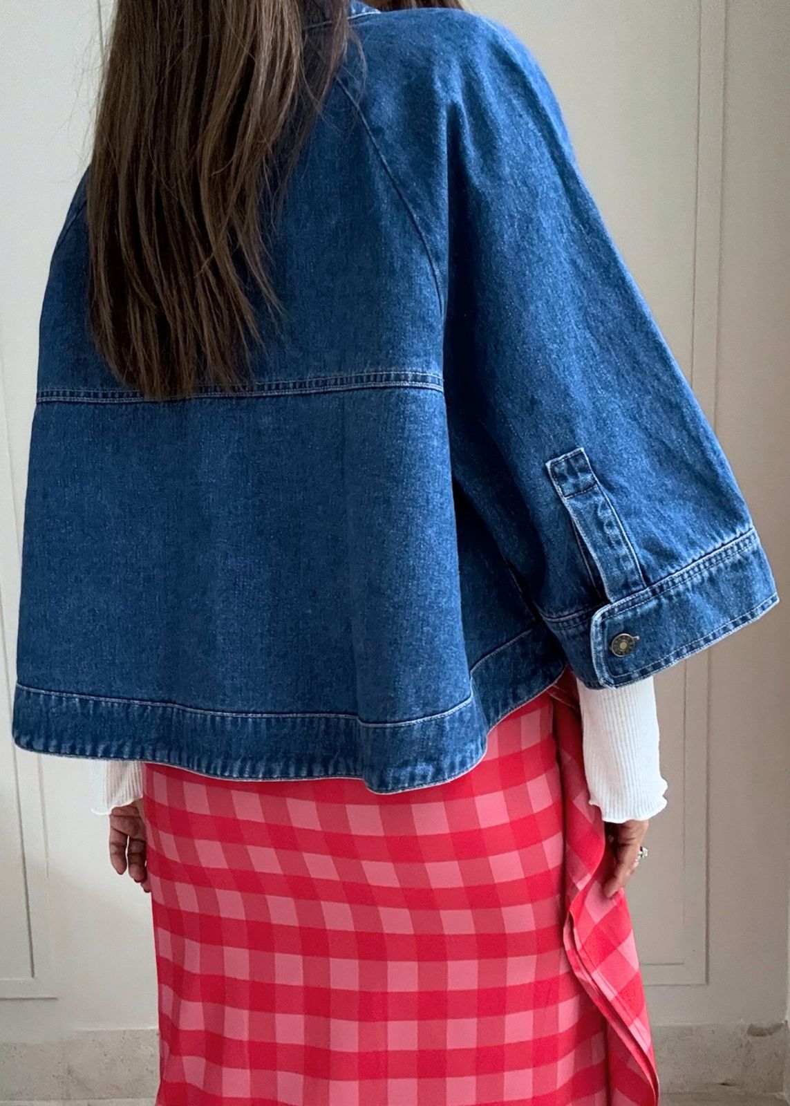 Denim Cape