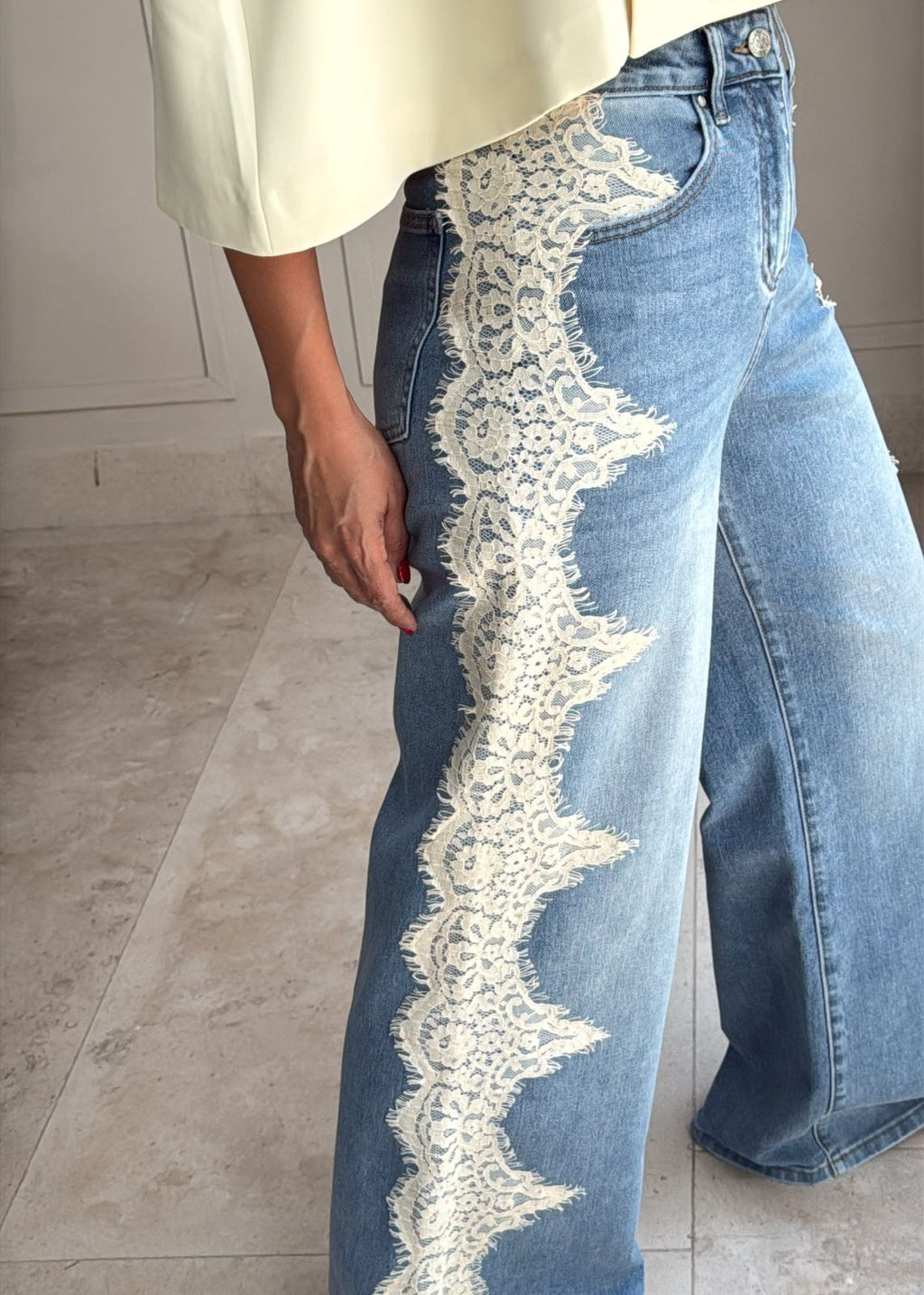 Lace Avenue Jeans