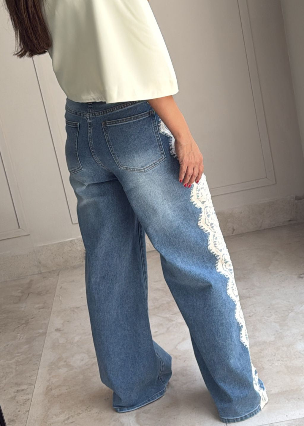 Lace Avenue Jeans
