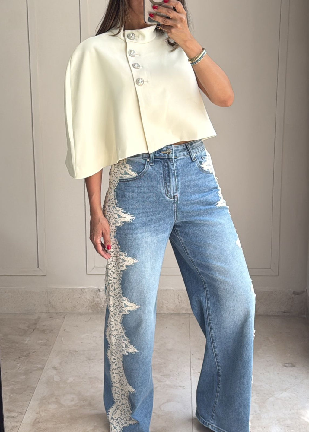 Lace Avenue Jeans