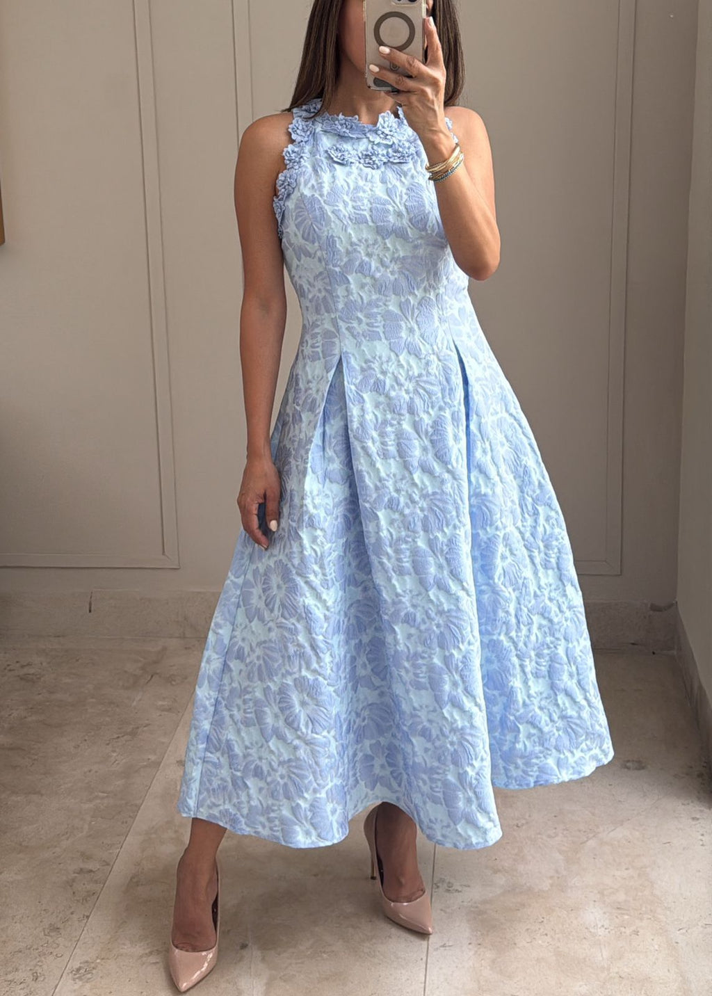 Eloise Jacquard Dress