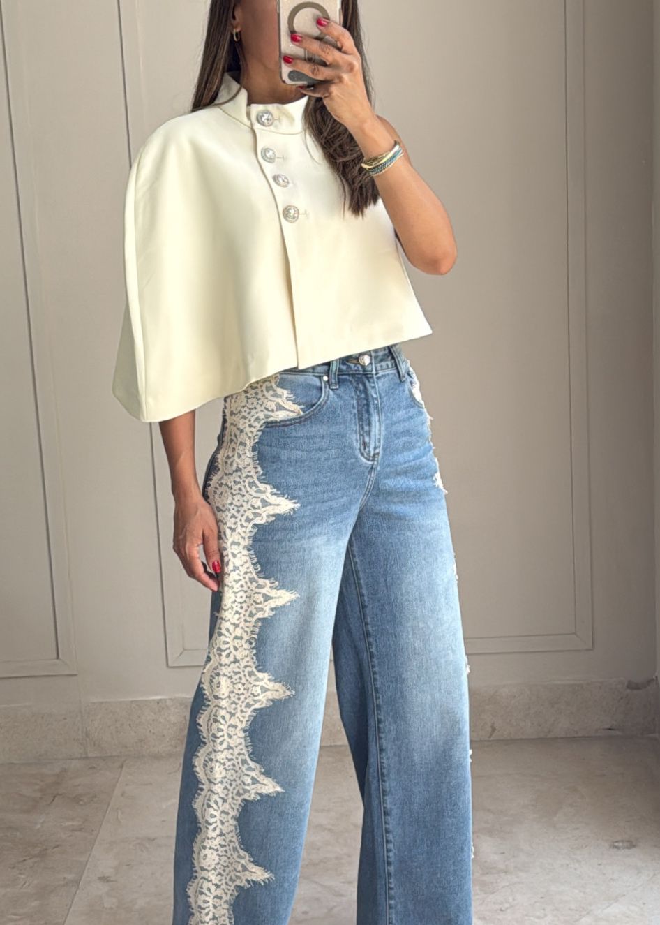 Lace Avenue Jeans