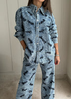 Paisley Denim Set