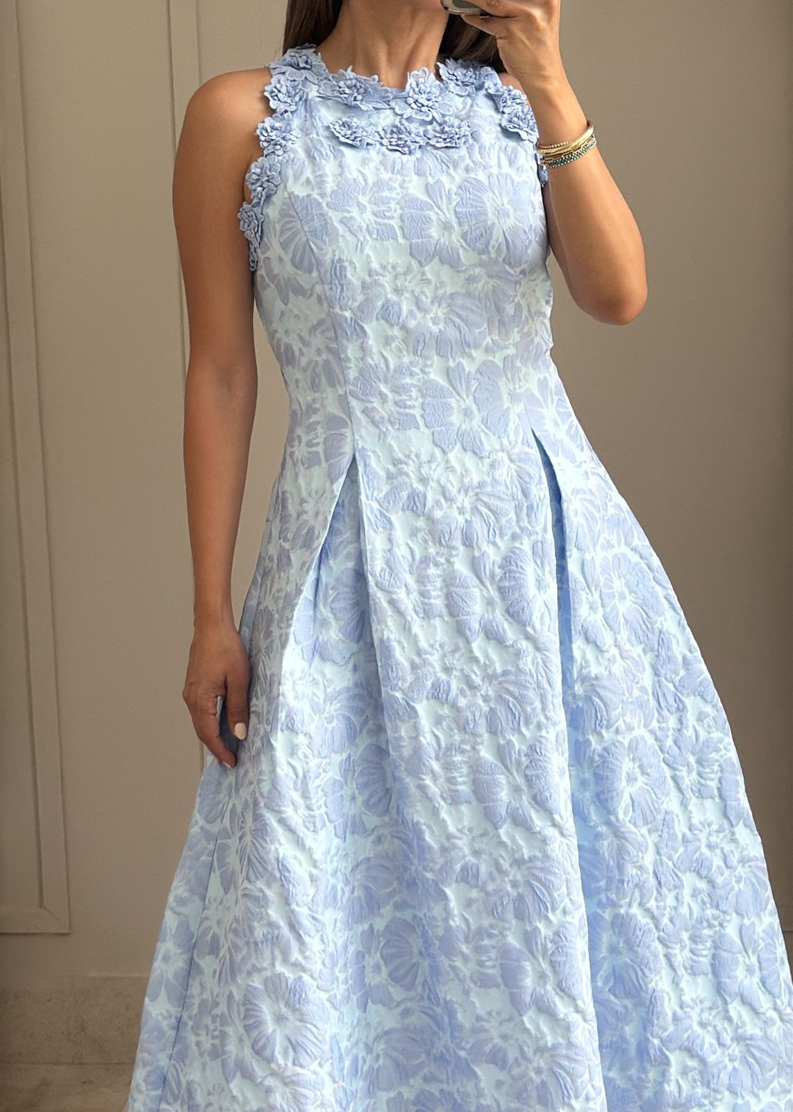 Eloise Jacquard Dress