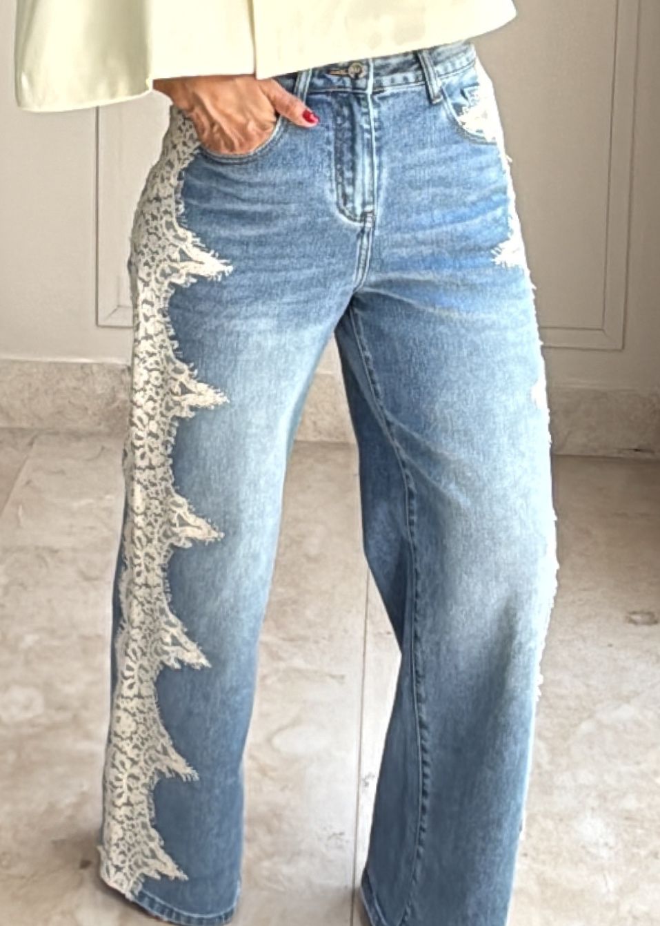 Lace Avenue Jeans