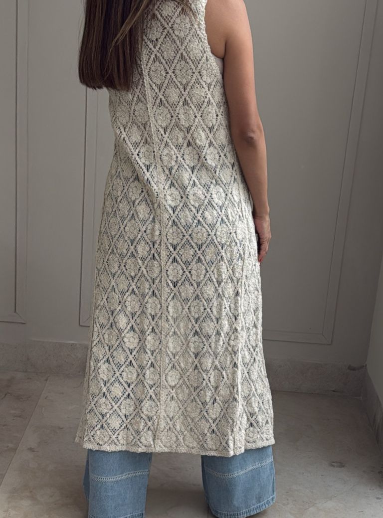 Boho Breeze Long Vest